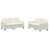vidaXL 2-osaline diivanikomplekt, kreemjas, samet
