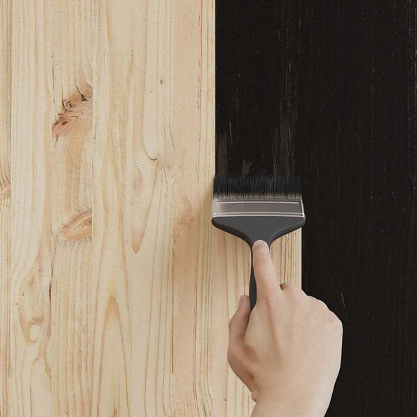 vidaXL Puiduvärv Must 16,5 x 16,5 x 15,9 cm Seinaprindid