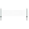 vidaXL Kuusnurkne aed koos posti 10 x 0,5 m PVC-kaetud teras Roheline