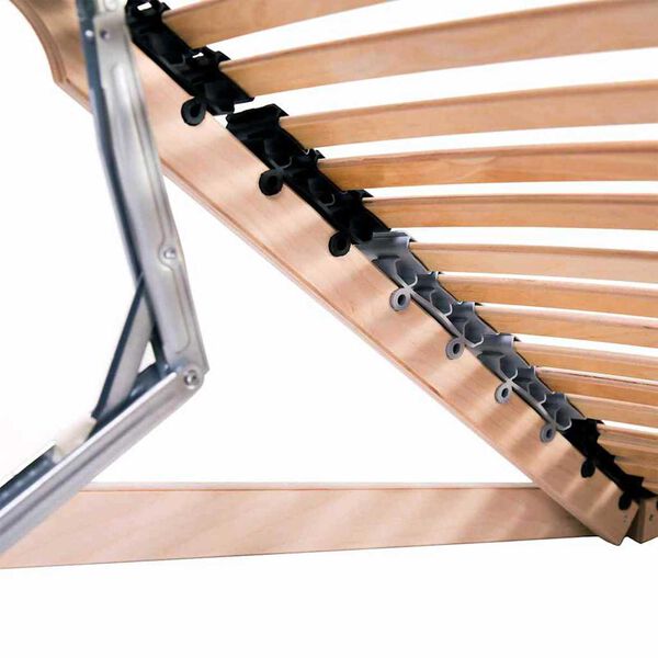 vidaXL Lamelpõhi Pruun 120 x 190 cm Tugev lepppuu