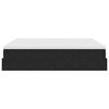 vidaXL Ottomani voodiraam madratsitega, must, 160x200 cm, samet