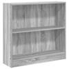 vidaXL raamaturiiul, hall Sonoma tamm, 80x24x76 cm, tehispuit