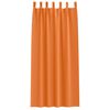 vidaXL Kardinad r&otilde;ngastega 2 pcs Erk Oranž 245 x 140 cm Pol&uuml;ester