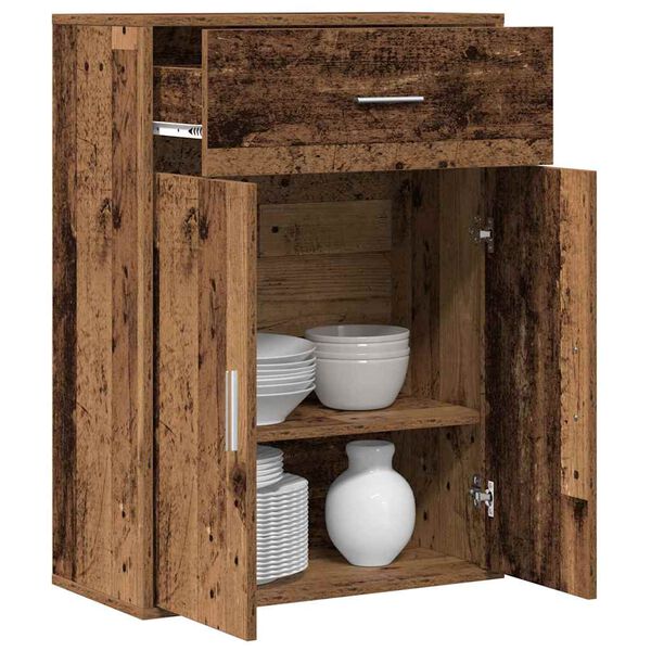 vidaXL K&otilde;ide sahtliga Vana puit 60 x 30 x 84 cm Tehispuit