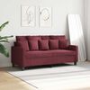 vidaXL 2-kohaline diivan, veinipunane, 140 cm, kangas