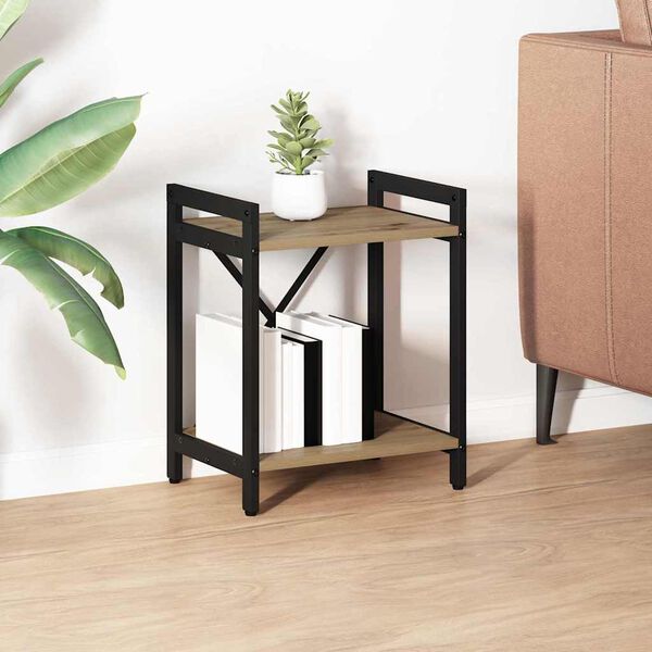 vidaXL Raamatukapp K&auml;sit&ouml;&ouml;puu 40 x 30 x 50 cm Tehispuit