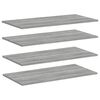vidaXL seinariiulid 4 tk, hall Sonoma tamm, 80x40x1,5 cm, tehispuit