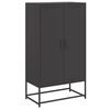 vidaXL k&otilde;rge kapp, must, 68,5 x 38,5 x 123,5 cm, teras