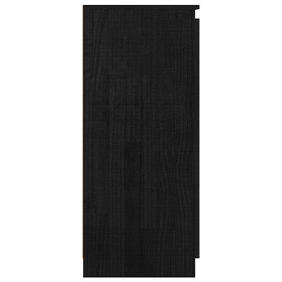 vidaXL puhvetkapp, must, 60 x 36 x 84 cm, männipuit