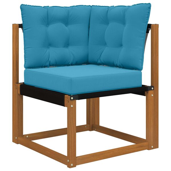 vidaXL V&auml;lim&ouml;&ouml;blitugi patja 3 pcs Kuninglik sinine Pol&uuml;ester