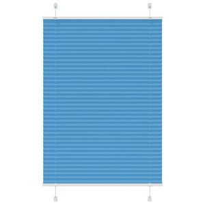 vidaXL plisseeritud ruloo sinine 90x150 cm kanga laius 89,4 cm