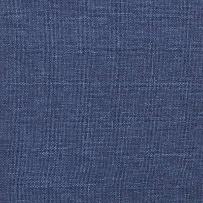vidaXL voodipeats servadega, sinine, 93 x 23 x 78/88 cm, kangas