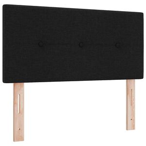 vidaXL Peats peaga Must 90 cm Kunstnahk