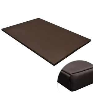vidaXL koeramatt, ristk&uuml;likukujuline, pruun XL