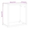 vidaXL kuubikukujulised riiulid 4 tk vana puit 30x15x30 cm tehispuit