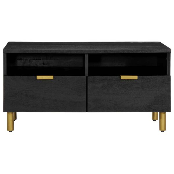 vidaXL kohvilaud, must, 80 x 54 x 40 cm, tehispuit