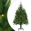 vidaXL J&otilde;ulupuu koos 150 LED-iga koos alusega Roheline 120 cm PE