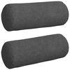 vidaXL Padjad 2 pcs Tumehall &Oslash; 15 x 40 cm Korter kangas