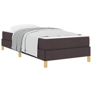 vidaXL Karbi vedrumadrats madratsiga Tume pruun 80 x 200 cm kangas
