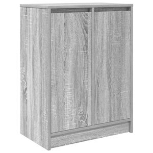 vidaXL kingakapp, hall Sonoma tamm, 57x34x76 cm, tehispuit