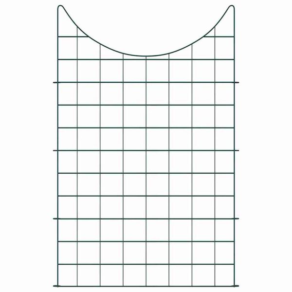 vidaXL Tiikide aiapink 8 pcs Roheline 50 x 80 cm Teras