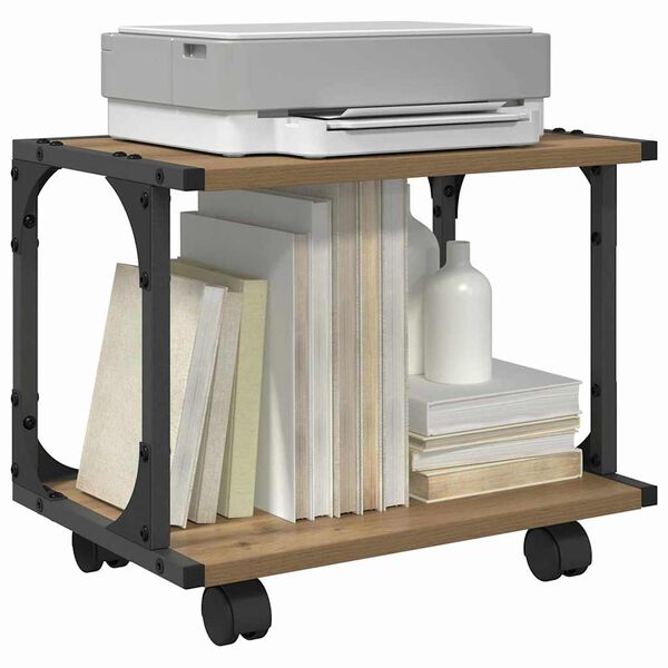 vidaXL Printeri alus Käsitööpuu 41 x 28 x 33.5 cm Tehispuit