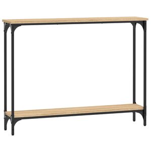 vidaXL konsoollaud, Sonoma tamm, 100x22,5x75 cm, tehispuit