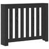 vidaXL Radiaatori kate Must tamm 104 x 20 x 82 cm Tehispuit