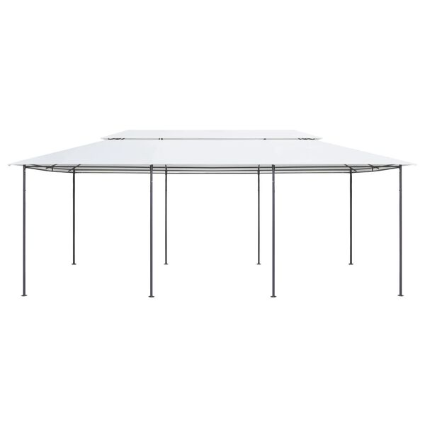 vidaXL varikatus, 600 x 298 x 270 cm, valge, 180 g/m²