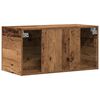 vidaXL Seinakapp Vana puit 80x39x40 cm Engineered Wood