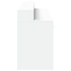 vidaXL kirjutuslaud LED-tuledega, valge, 160x55x91 cm, tehispuit