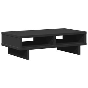 vidaXL monitorialus, must, 50 x 27 x 15 cm, tehispuit