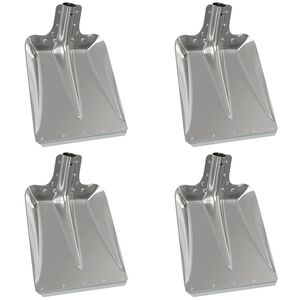vidaXL Labida pea 4 tk H&otilde;bedane 43 x 32,5 cm Alumiinium