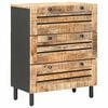 vidaXL Ladustamiskapid 60 x 33 x 75 cm Tugev mango puu Naturaalne