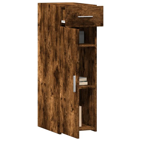 vidaXL puhvetkapp, suitsutatud tamm, 30x42,5x93 cm, tehispuit