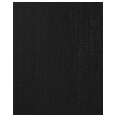 vidaXL telerikapp, must, 70x33x42 cm, täismännipuit