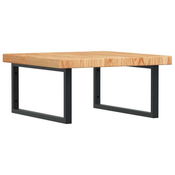 vidaXL seinale kinnitatav valamuriiul, teras ja tammepuit