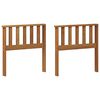 vidaXL K&auml;etuged 2 pcs Pruun 60 x 6 x 61 cm Tehispuit