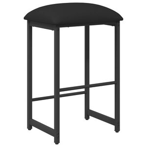 vidaXL Baaritool Must 40 x 32 x 64 cm Tehispuit