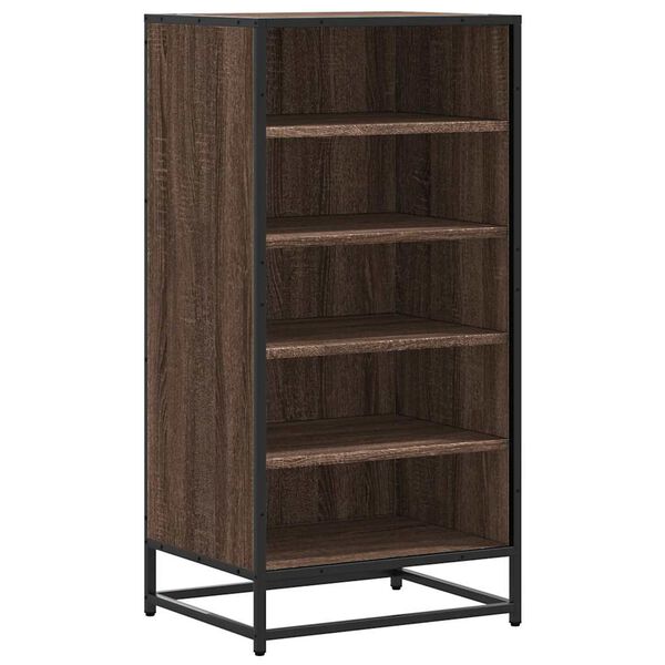 vidaXL Kingariiul pruun tamm 48x38x97,5 cm Engineered Wood