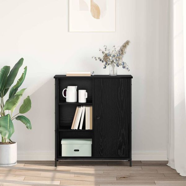 vidaXL K&otilde;ide Must tamm 70 x 30 x 80 cm Tehispuit