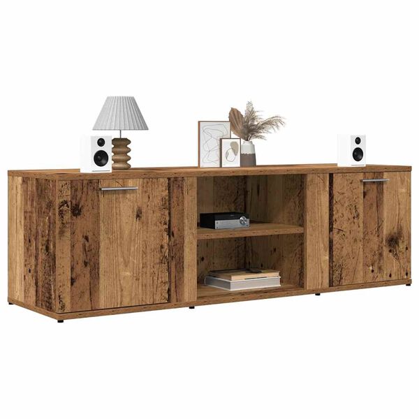 vidaXL telerikapp Old Wood 120x34x37 cm Engineered Wood