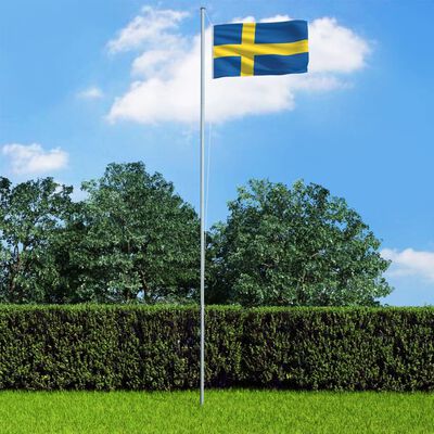 vidaXL Rootsi lipp 90 x 150 cm