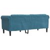 vidaXL 2-kohaline diivan, sinine, samet