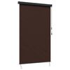 vidaXL Rulookardin Pruun 180 x 250 cm Kangas ja Alumiinium