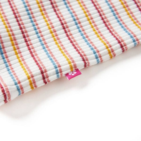 Pikkade varrukatega laste s&auml;rk, poolk&otilde;rge kaelusega, helepruun, 104