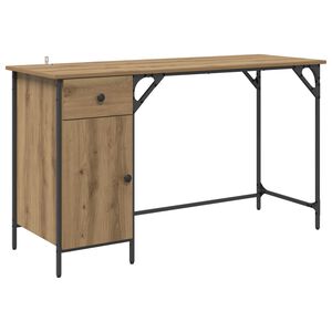 vidaXL Arvutilaud K&auml;sit&ouml;&ouml;puu 131 x 48 x 75 cm Tehispuit