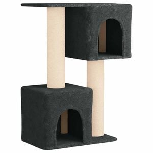 vidaXL Kassipuu kraapimispostidega Tumehall 114 cm