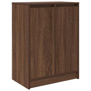vidaXL jalatsikapp, pruun tamm, 57x34x76 cm, tehispuit