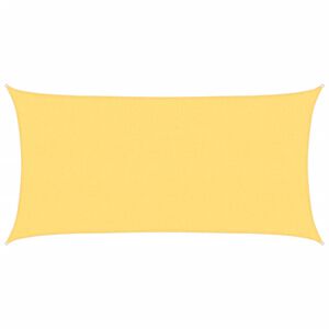 vidaXL p&auml;ikesepuri ristk&uuml;likukujuline HDPE, 2 x 4 m beež